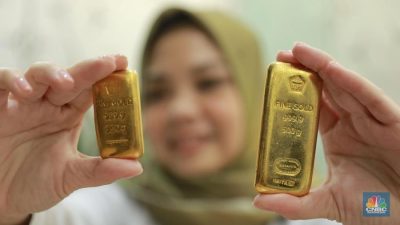 Harga Emas Antam Hari Ini adalah Naik Simbol Rupiah 2.000, Makin Dekati Rekor